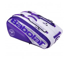 Túi Tennis RACKET HOLDER X12 PURE WIMBLEDON White / Purple