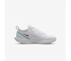 Giày Tennis Nike  COURT ZOOM PRO WOMEN (White / Habanero Red / Pomegranate / Washed Teal)