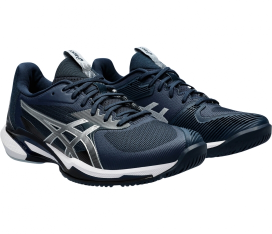 GIÀY TENNIS ASICS SOULTION SPEED FF 3.0 FRENCH BLUE AND PURE SILVER (1042A269-960)