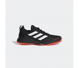 Giày Tennis Adidas COURTFLASH (Core Black / Cloud White / Solar Red)