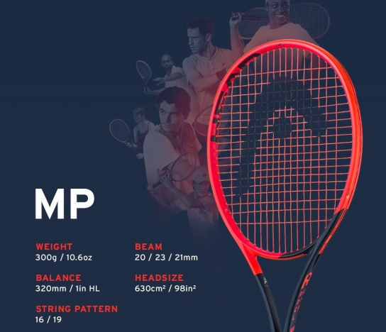 Vợt Tennis RADICAL MP 2023 - 300gram (235113)